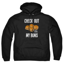 Load image into Gallery viewer, White Castle My Buns Mens Hoodie Black
