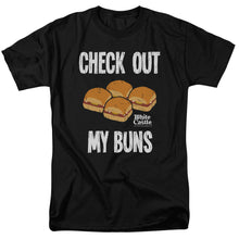 Load image into Gallery viewer, White Castle My Buns Mens T Shirt Black
