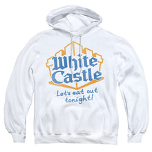 Load image into Gallery viewer, White Castle Lets Eat Mens Hoodie White
