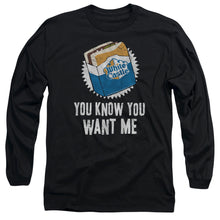 Load image into Gallery viewer, White Castle Want Me Mens Long Sleeve Shirt Black
