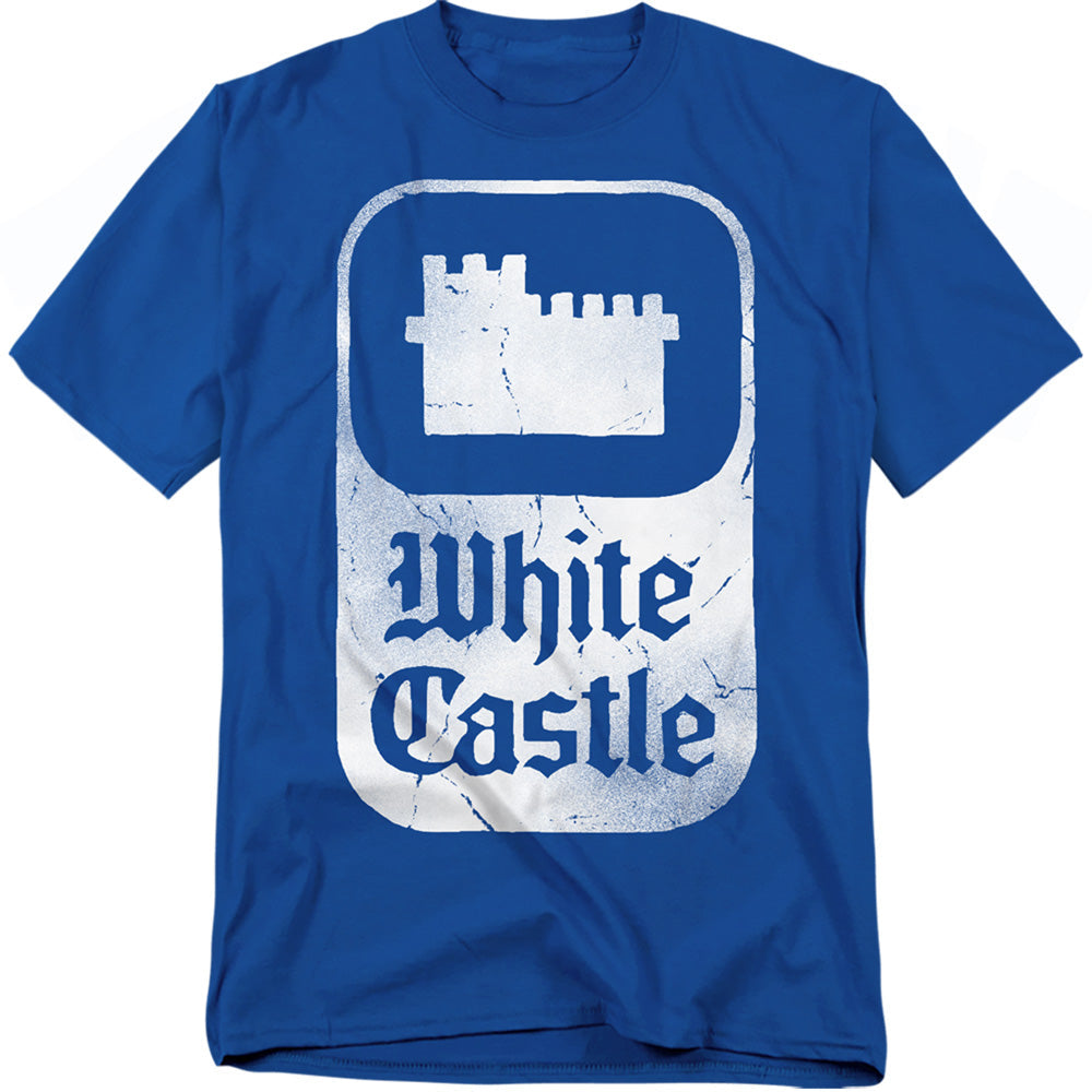 White Castle Classic Logo Mens T Shirt Royal