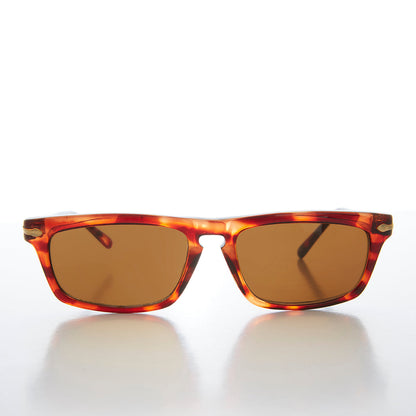 Slim Rectangular Beatnik Vintage Sunglass - Wilde