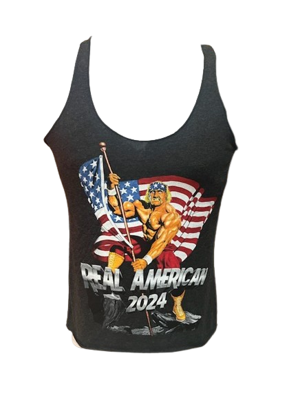 Hulk Hogan Real American Womens Victory Tank Top Shirt Black