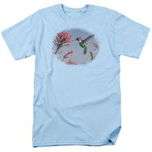 Load image into Gallery viewer, Wildlife Annas Hummingbird Mens T Shirt Light Blue
