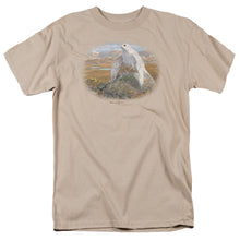 Load image into Gallery viewer, Wildlife Gyrfalcon Mens T Shirt Sand
