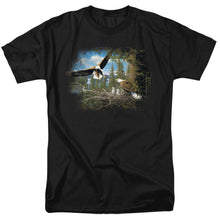 Load image into Gallery viewer, Wildlife Spring Bald Eagles Mens T Shirt Black
