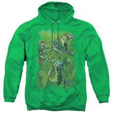 Load image into Gallery viewer, Wildlife Summertime Estrn Bluebird Mens Hoodie Kelly Green
