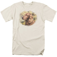 Load image into Gallery viewer, Wildlife Irish Setter Head Mens T Shirt Cream
