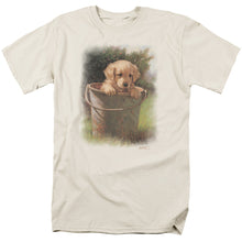Load image into Gallery viewer, Wildlife Bucket Baby Mens T Shirt Cream
