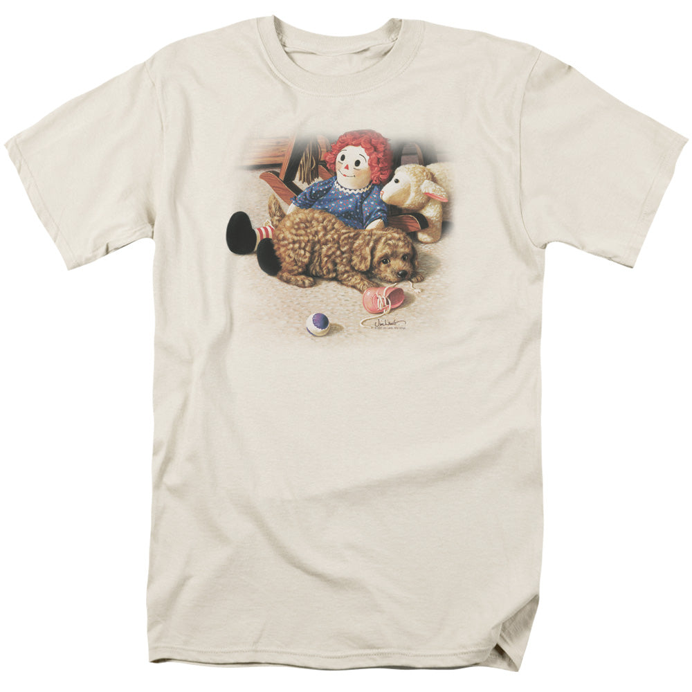 Wildlife Fun And Games Mens T Shirt Cream