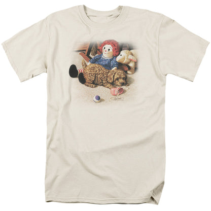 Wildlife Fun And Games Mens T Shirt Cream