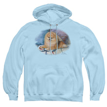 Load image into Gallery viewer, Wildlife Pomeranian Portrait Mens Hoodie Light Blue
