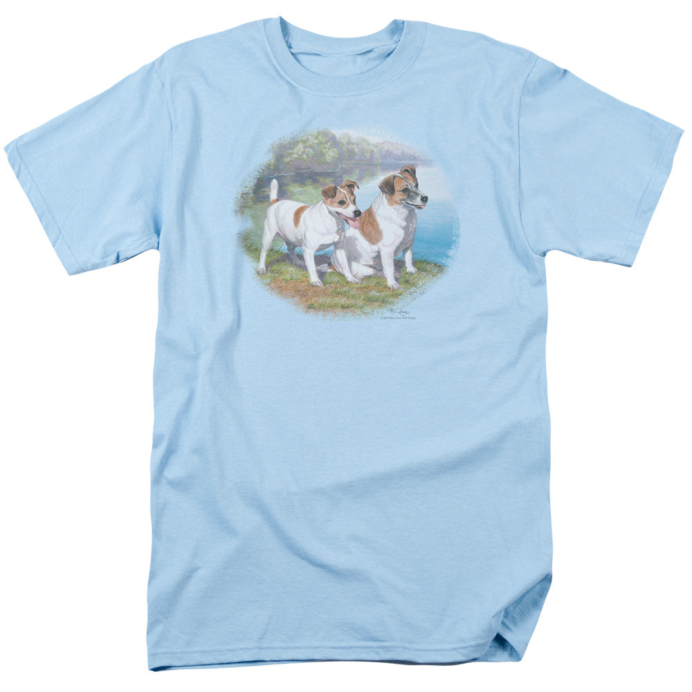 Wildlife Jack By Water Mens T Shirt Light Blue
