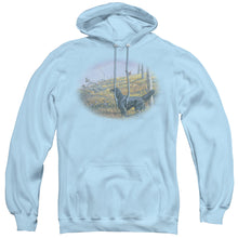 Load image into Gallery viewer, Wildlife Looking Back Mens Hoodie Light Blue
