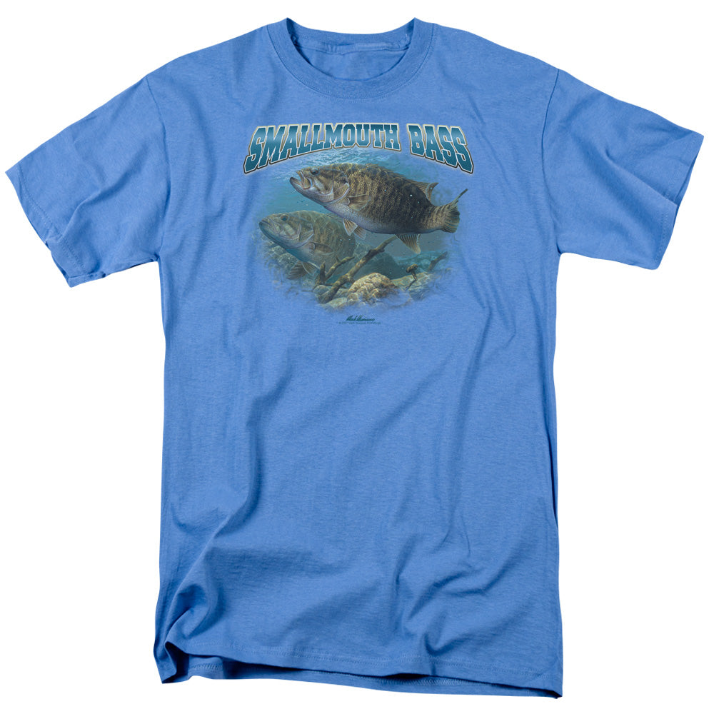 Wildlife Ganging Up Mens T Shirt Carolina Blue