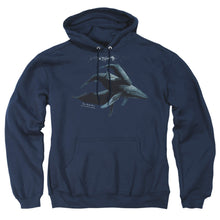Load image into Gallery viewer, Wildlife Power&Amp;Grace Mens Hoodie Navy
