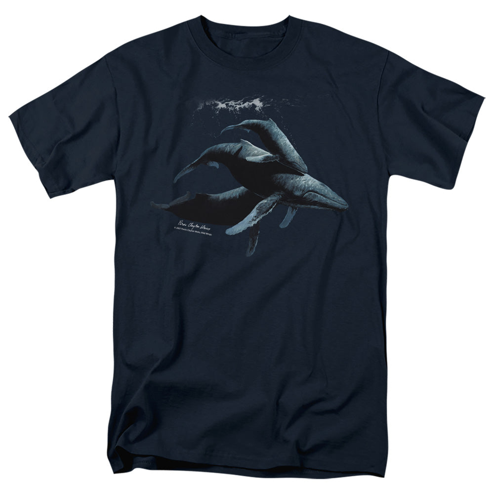 Wildlife Power&Grace Mens T Shirt Navy