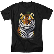 Load image into Gallery viewer, Wildlife Jungle Fire Mens T Shirt Black
