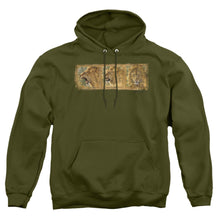 Load image into Gallery viewer, Wildlife Mood Swing Mens Hoodie Military Green
