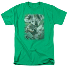 Load image into Gallery viewer, Wildlife Motherhood Mens T Shirt Kelly Green
