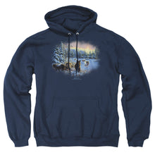 Load image into Gallery viewer, Wildlife Hunter&#39;S Moon The Spoils Mens Hoodie Navy

