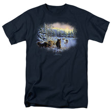 Load image into Gallery viewer, Wildlife Hunters Moon The Spoils Mens T Shirt Navy
