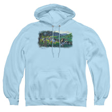 Load image into Gallery viewer, Wildlife Gods Country Mens Hoodie Light Blue
