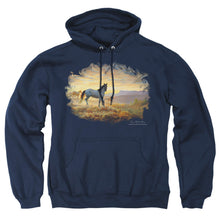 Load image into Gallery viewer, Wildlife Dust At Dawn Mens Hoodie Navy
