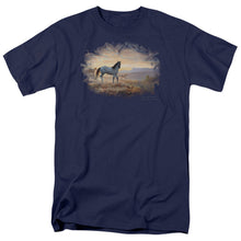 Load image into Gallery viewer, Wildlife Dust At Dawn Mens T Shirt Navy
