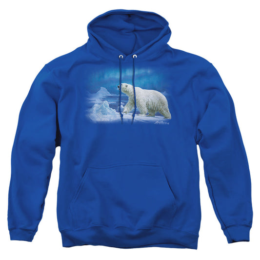 Wildlife Nomad Of The North Mens Hoodie Royal Blue