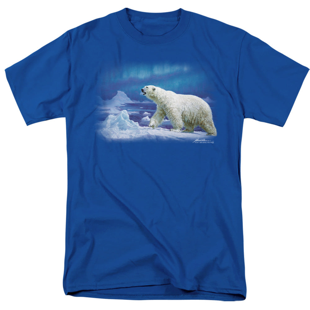 Wildlife Nomad Of The North Mens T Shirt Royal Blue