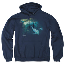 Load image into Gallery viewer, Wildlife Kelp Patrol Mens Hoodie Navy

