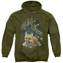 Load image into Gallery viewer, Wildlife Cozy Retreat Mens Hoodie Military Green
