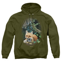 Load image into Gallery viewer, Wildlife Cozy Retreat Mens Hoodie Military Green
