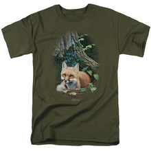 Load image into Gallery viewer, Wildlife Cozy Retreat Mens T Shirt Military Green
