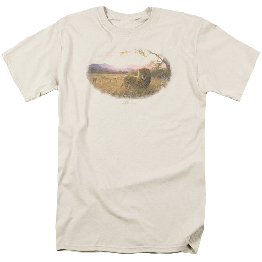 Wildlife Rising Son Mens T Shirt Cream