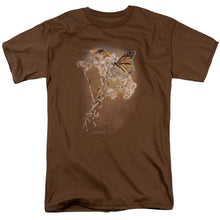 Load image into Gallery viewer, Wildlife Delicate Dance Mens T Shirt Coffee
