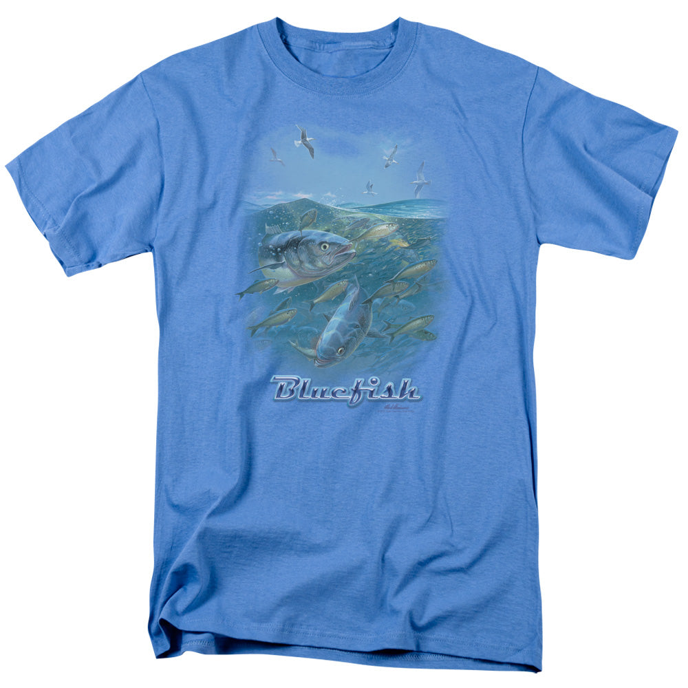 Wildlife Blue Mayhem Mens T Shirt Carolina Blue