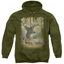 Load image into Gallery viewer, Wild Wings Bucks Mens Hoodie Military Green
