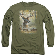 Load image into Gallery viewer, Wild Wings Bucks Mens Long Sleeve Shirt Military Green
