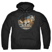 Load image into Gallery viewer, Wild Wings Everyone Loves Kitty Mens Hoodie Black

