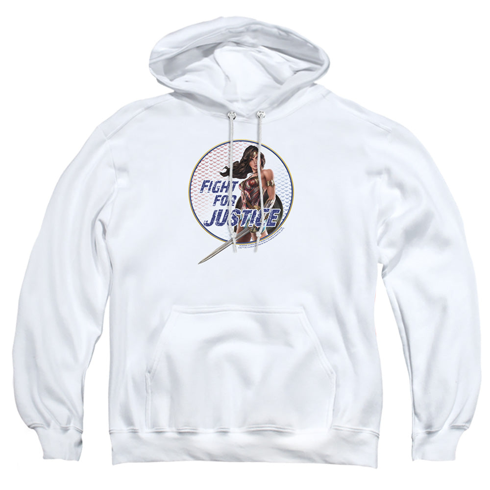 Wonder Woman Movie Fight For Justice Mens Hoodie White