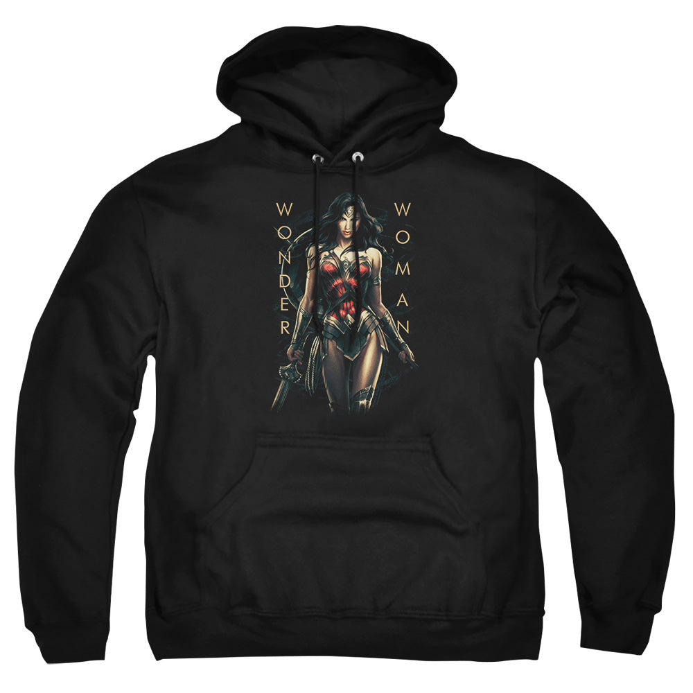 Wonder Woman Movie Armed And Dangerous Mens Hoodie Black