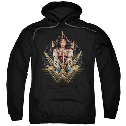 Wonder Woman Movie Wonder Blades Mens Hoodie Black