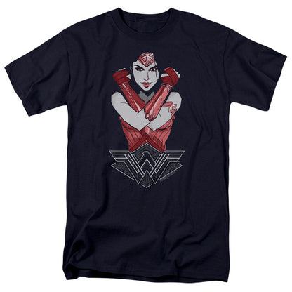 Wonder Woman Movie Amazon Mens T Shirt Navy