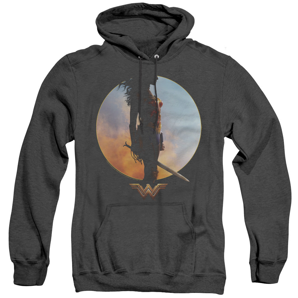 Wonder Woman Movie Wisdom And Wonder Heather Mens Hoodie Black