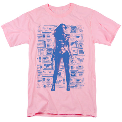 Wonder Woman 84 Televisions Mens T Shirt Pink