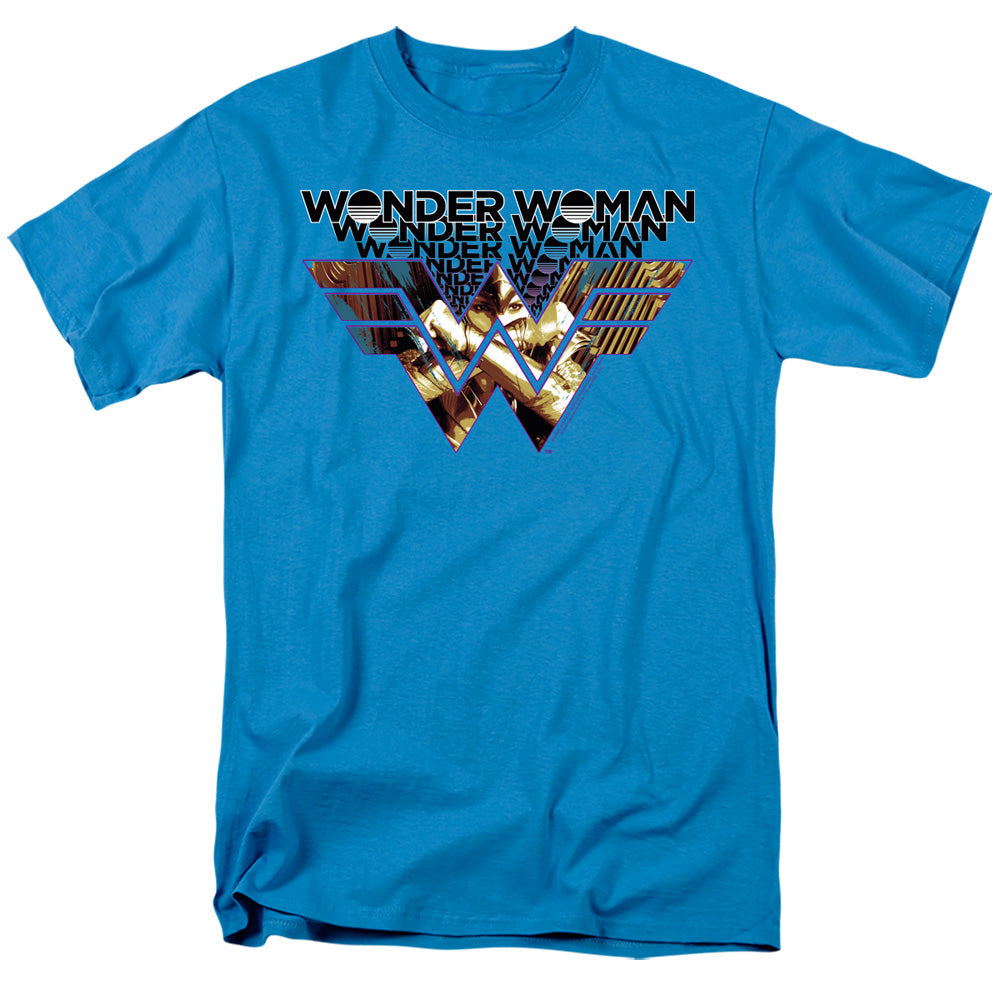 Wonder Woman 84 Eyes Mens T Shirt Turquoise