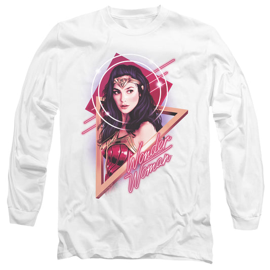 Wonder Woman 84 Soft Glow Mens Long Sleeve Shirt White Officially Licensed