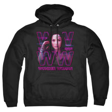 Load image into Gallery viewer, Wonder Woman 84 Vaporwave Wonder Woman Mens Hoodie Black
